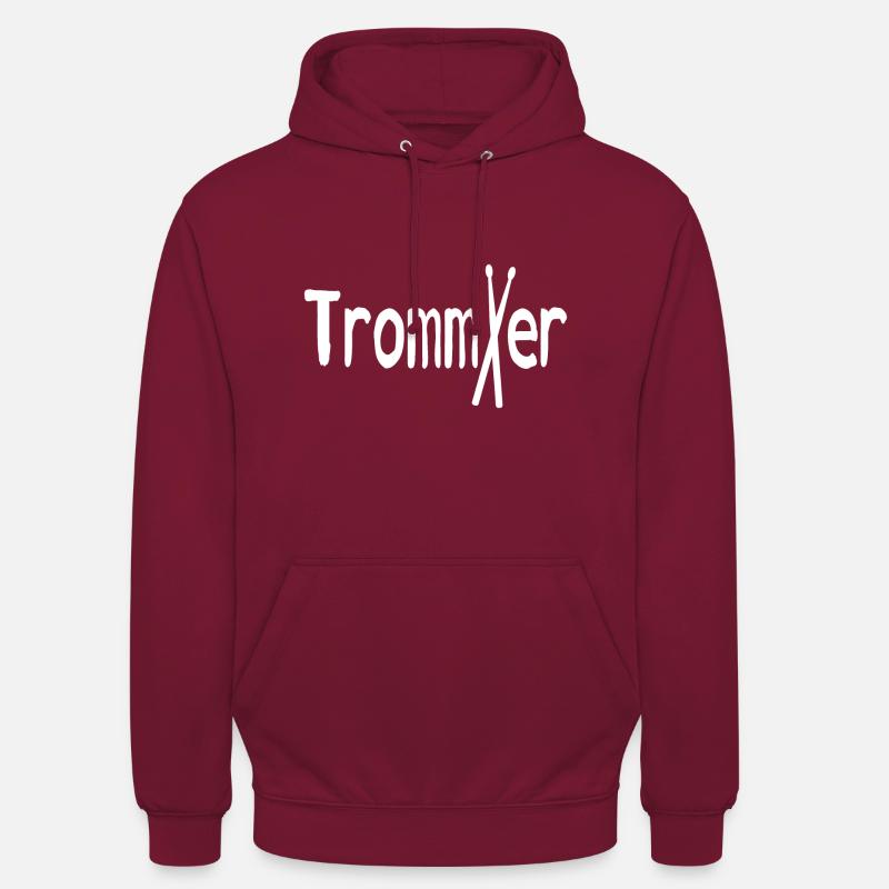 Drummers Drums Percussion - Unisex Hoodie - bordeaux