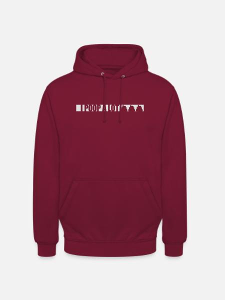 I poop a lot - Unisex Hoodie - bordeaux