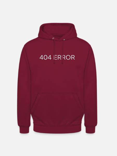 Error - Unisex Hoodie - Bordeaux