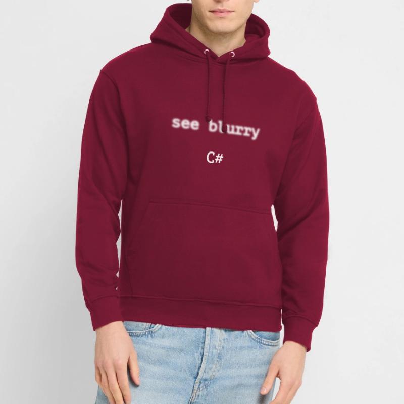 Programmierer c sharp - See blurry c sharp Unisex Hoodie