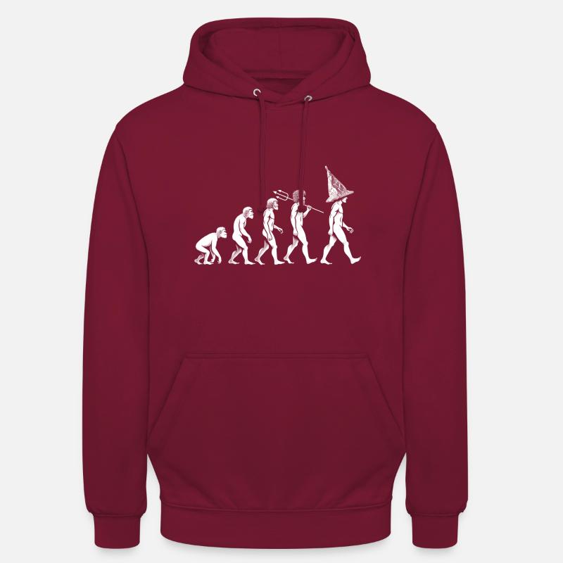 Steampunk Evolution mit Aluhut - Unisex Hoodie - Bordeaux