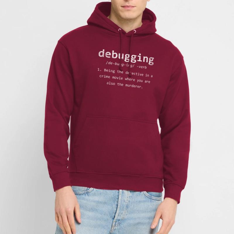Debugging Funny Programmer Definition Unisex Hoodie