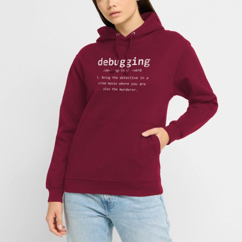 Debugging Funny Programmer Definition Unisex Hoodie