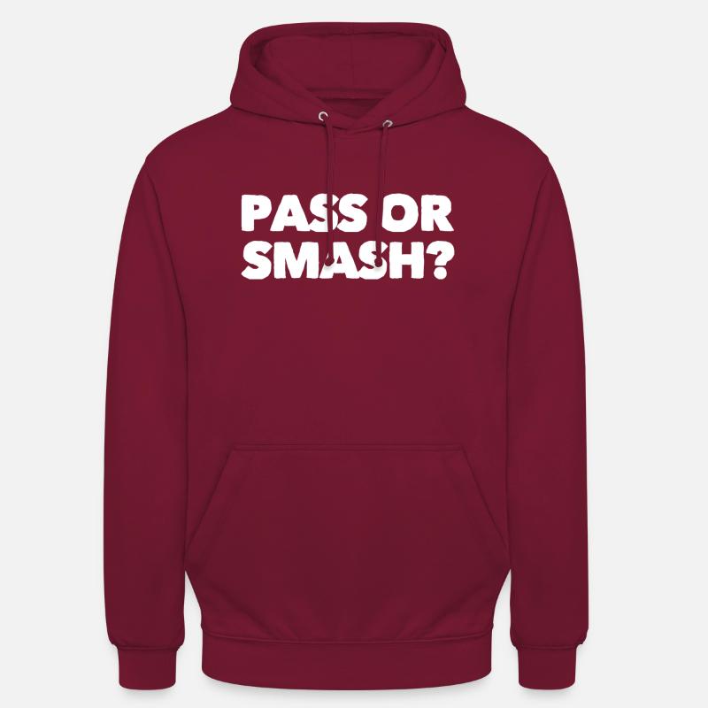 Briser - Sweat-shirt à capuche unisexe - bordeaux
