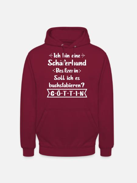 Schäferhund - Deutscher Schäferhund - Unisex Hoodie - Bordeaux