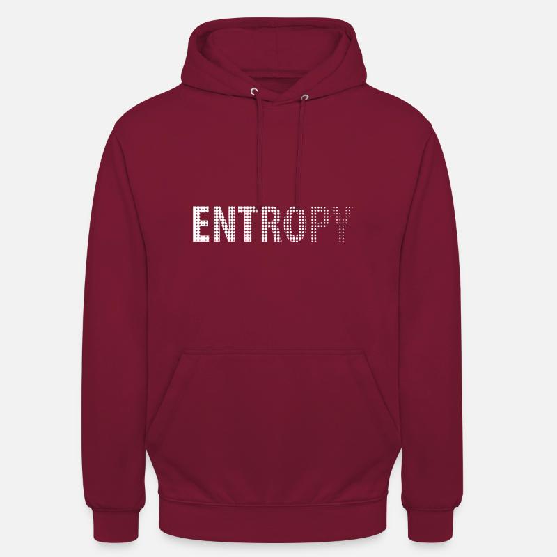 Entropy Happens Gift - Sweat-shirt à capuche unisexe - bordeaux