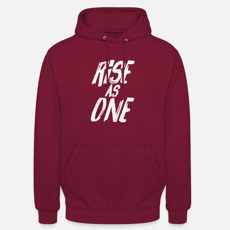Monter comme un - Sweat-shirt à capuche unisexe - bordeaux