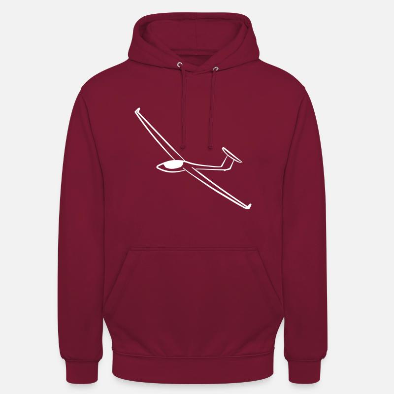 Tshirt Glider Glider Glide Gift - Sweat-shirt à capuche unisexe - bordeaux