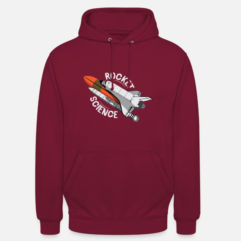 Rocket Science Space Shuttle Gift - Unisex Hoodie - bordeaux