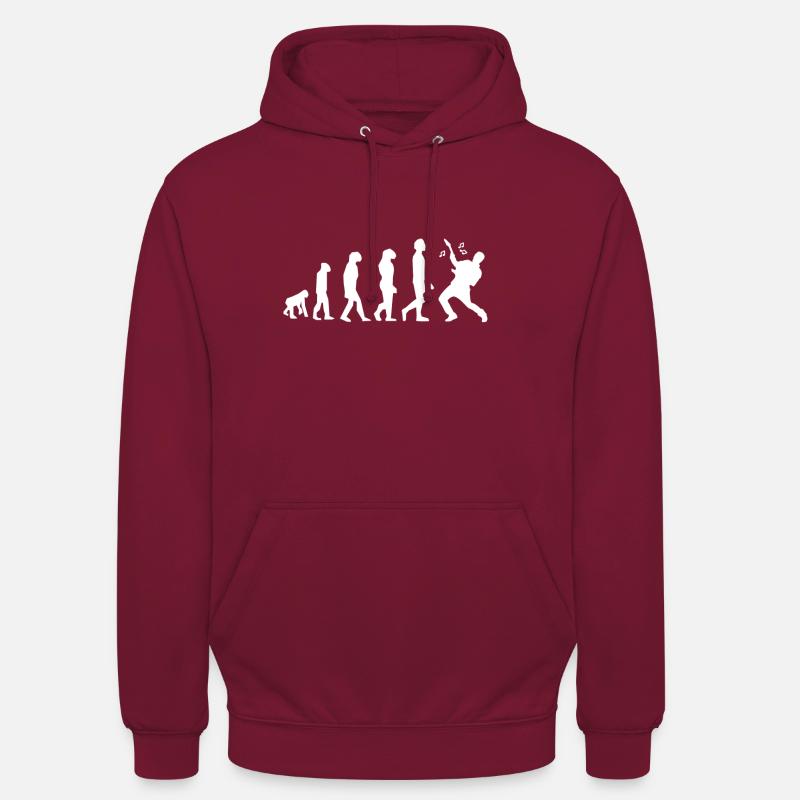 music evolution - Unisex Hoodie - bordeaux