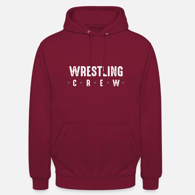 Équipe de lutte - Sweat-shirt à capuche unisexe - bordeaux
