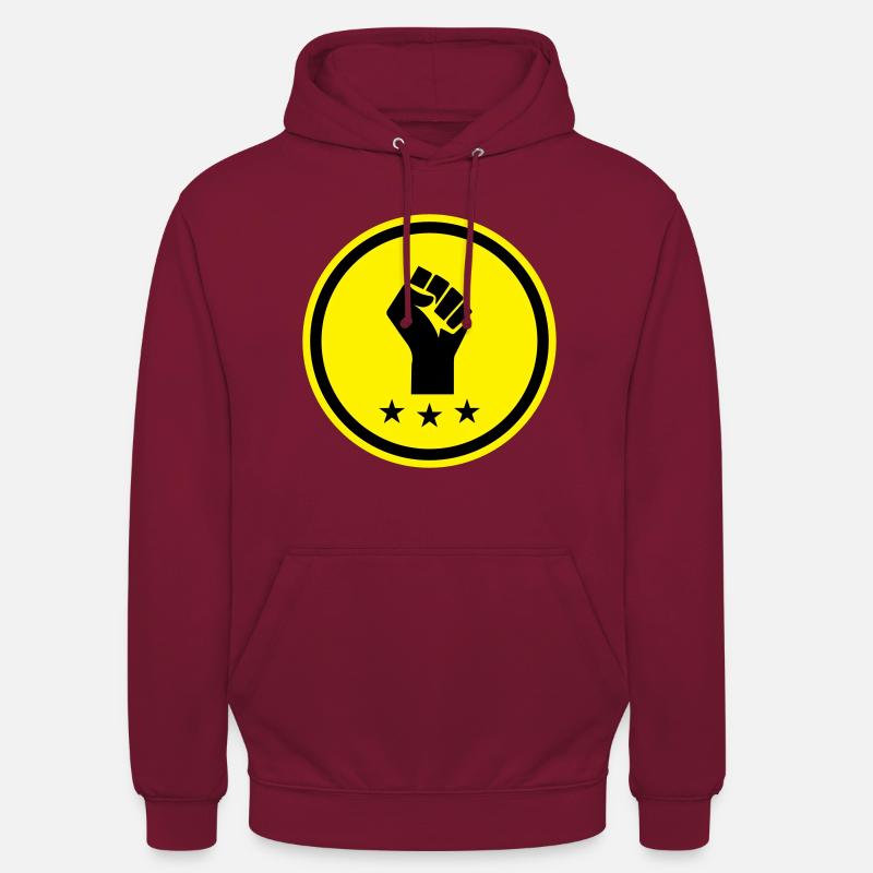 Main Faust - Sweat-shirt à capuche unisexe - bordeaux