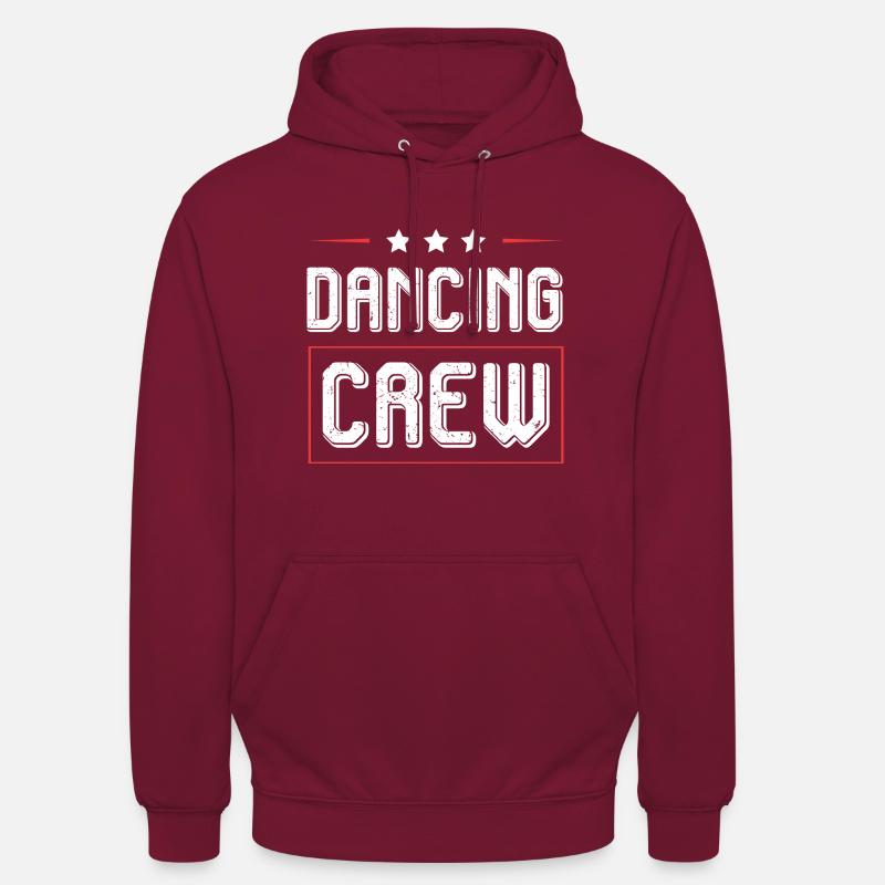Équipe de danse - Sweat-shirt à capuche unisexe - bordeaux