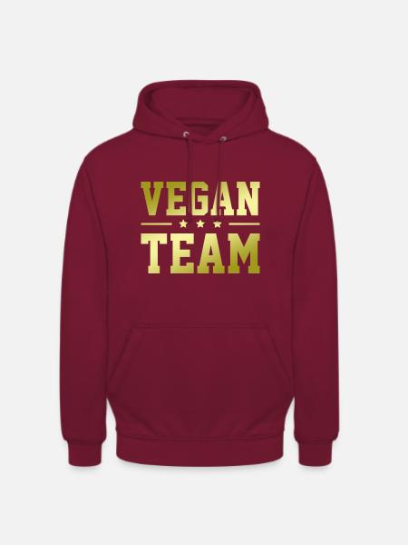 Vegan Team - Unisex Hoodie - bordeaux