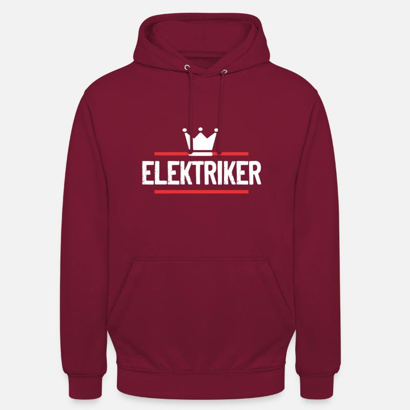 Elektriker Beruf - Unisex Hoodie - Bordeaux