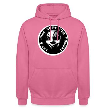 lets have some fun tonight - Unisex Hoodie - pink - Front - Alina (178cm) & Michal (187cm)
