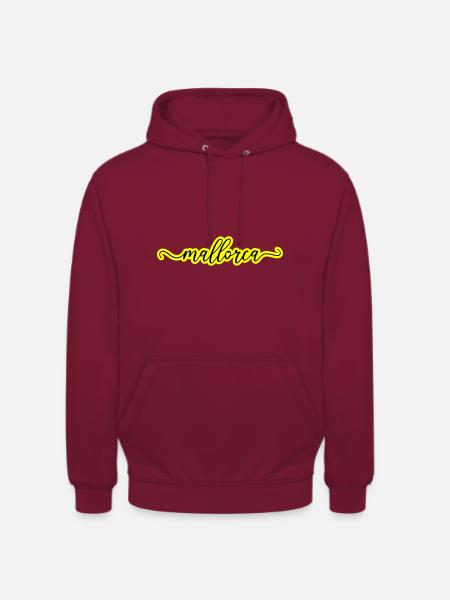 Mallorca Heart Love - Unisex Hoodie - bordeaux