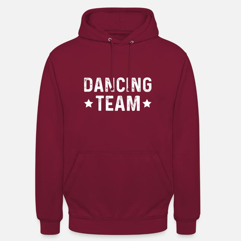 Équipe de danse - Sweat-shirt à capuche unisexe - bordeaux