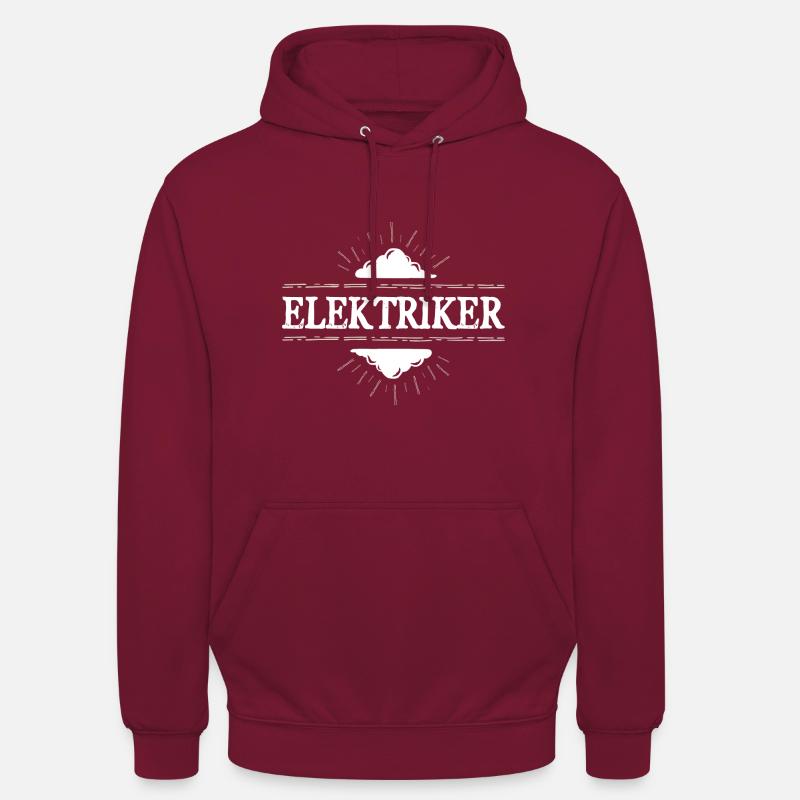 Elektriker Beruf - Unisex Hoodie - Bordeaux