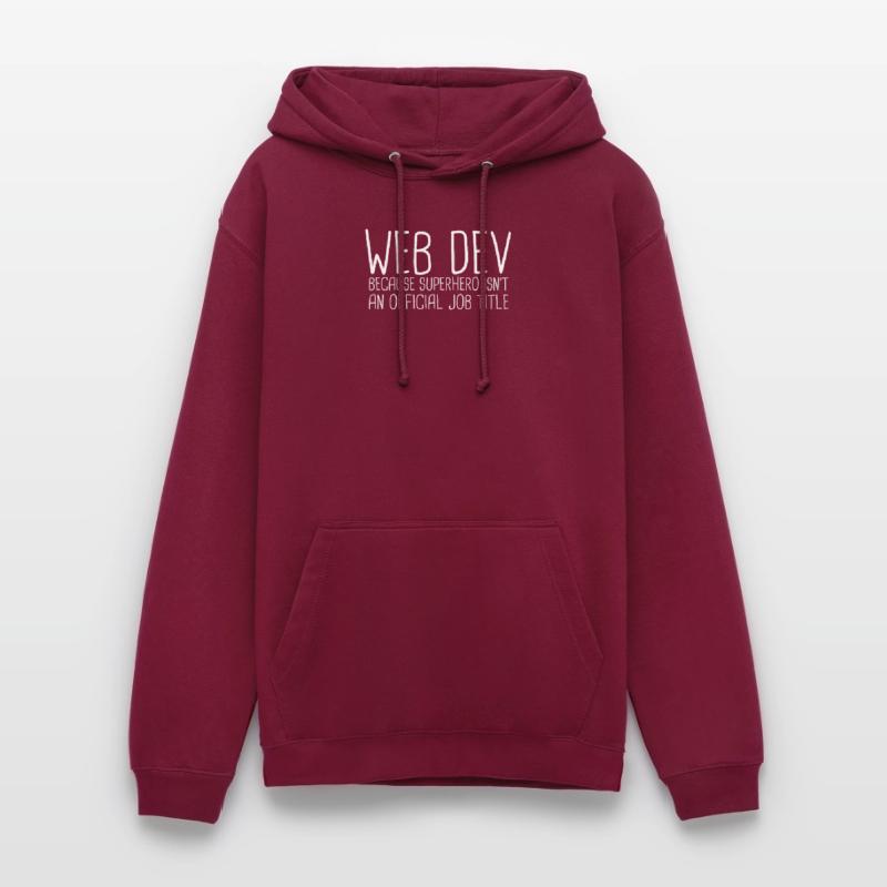 "Web Developer Superhero | Web Developer" Unisex Hoodie