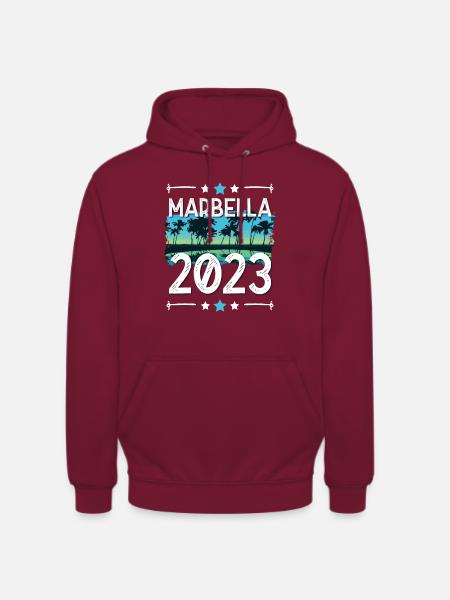 Marbella 2023 - Unisex Hoodie - bordeaux