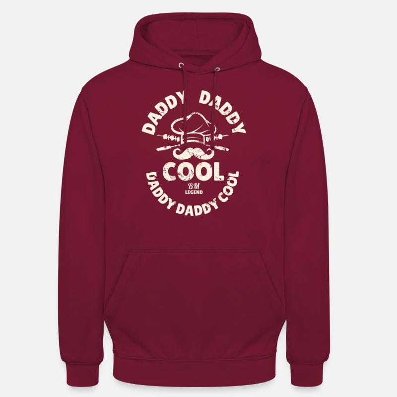DADDY DADDY COOL B - Sweat-shirt à capuche unisexe - bordeaux