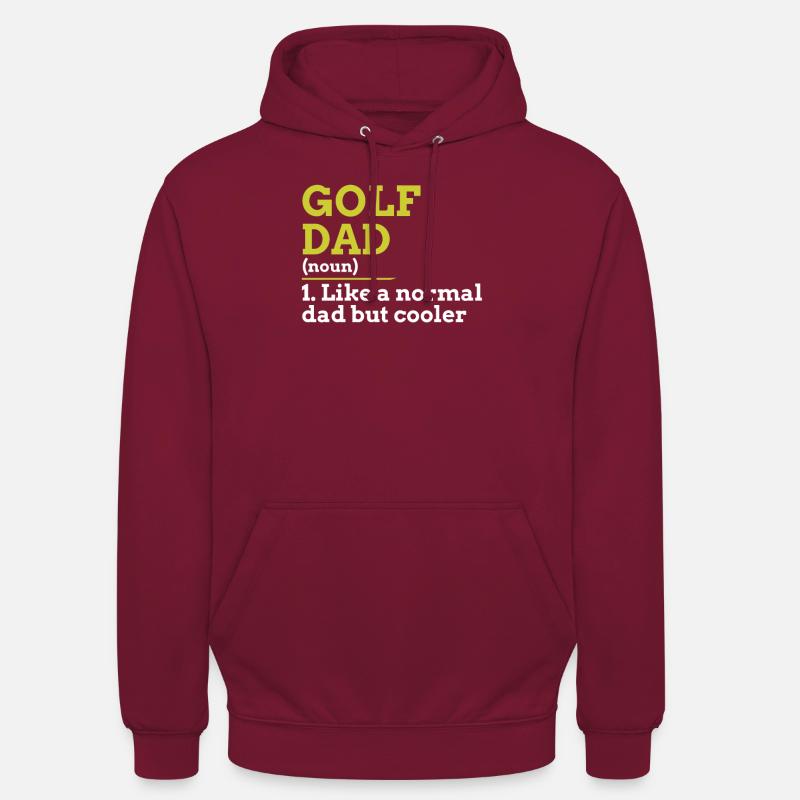 Golf Dad - Sweat-shirt à capuche unisexe - bordeaux