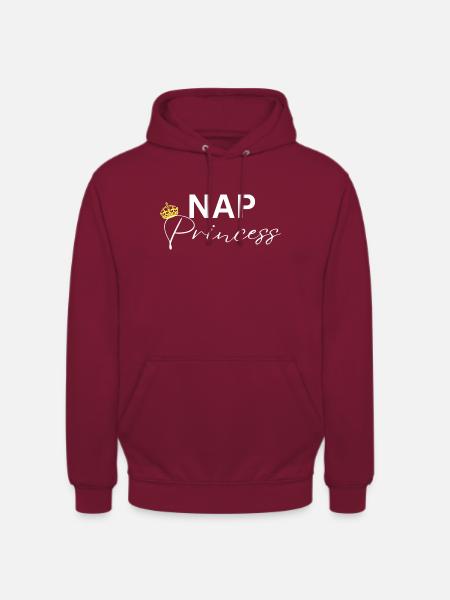 Nap Princess - Unisex Hoodie - Bordeaux