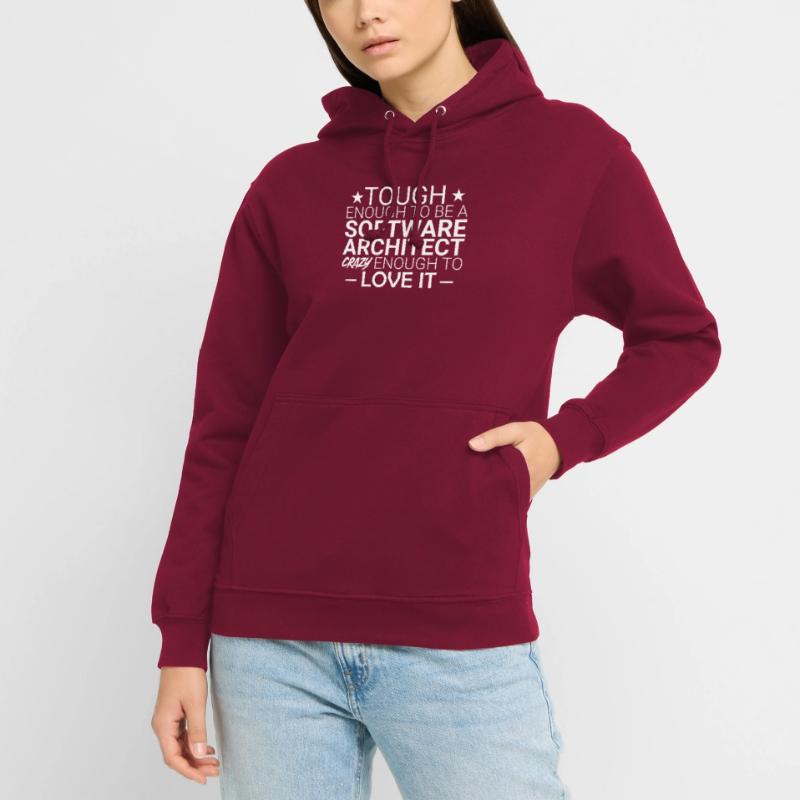 "Software Architect Crazy | Software Architecture" Unisex Hoodie