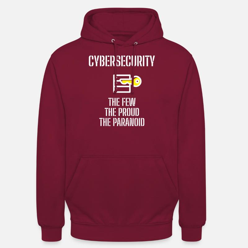 Cybersecurity - IT Security Computer Scientists - Unisex Hoodie - bordeaux