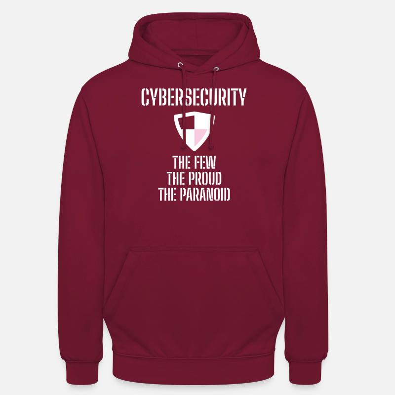 Cybersecurity - IT Security Computer Scientists - Unisex Hoodie - bordeaux