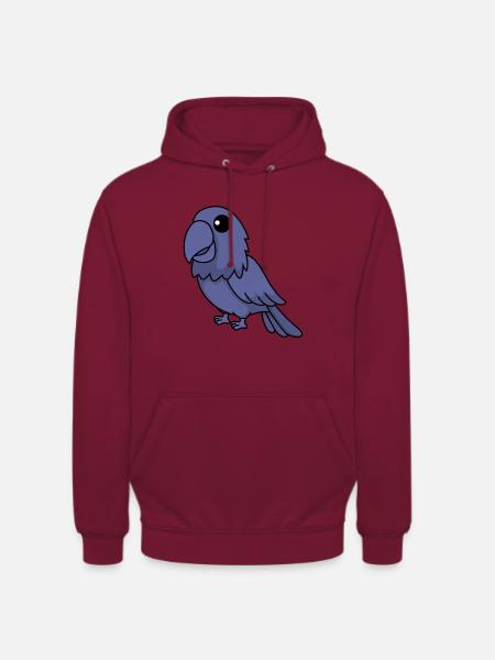 Papagai Comic Tier - Unisex Hoodie - Bordeaux