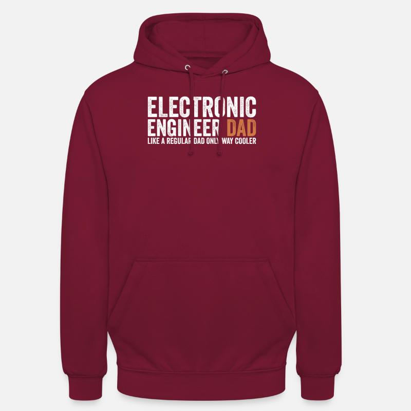 Dad - Electronics technician - Unisex Hoodie - bordeaux