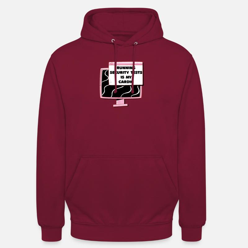 Cybersecurity - IT Security Computer Scientist - Unisex Hoodie - bordeaux