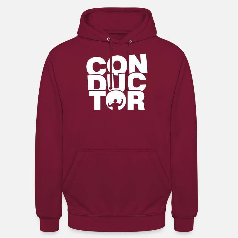 Beruf Job Arbeit - Dirigent - Unisex Hoodie - Bordeaux