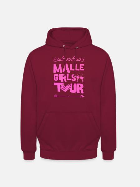 Malle Party Team - Unisex Hoodie - bordeaux