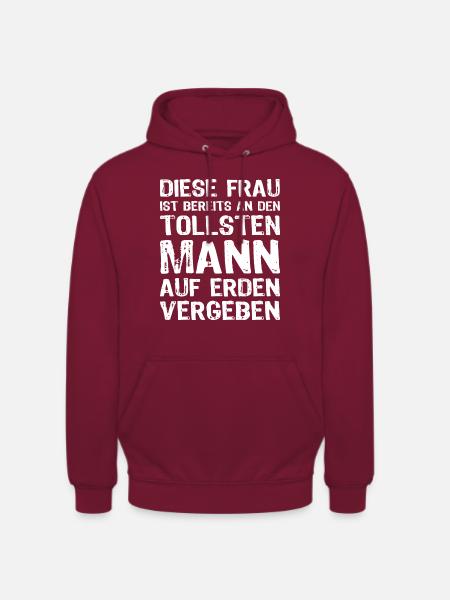 Tollster Mann - Unisex Hoodie - Bordeaux
