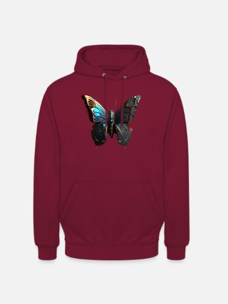 Butterfly II - Unisex Hoodie - bordeaux