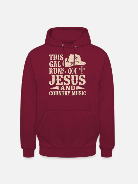Dein Glaubens- und Musikstil - Unisex Hoodie - Bordeaux