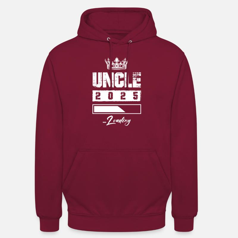 Uncle 2025 Loading - Unisex Hoodie - bordeaux