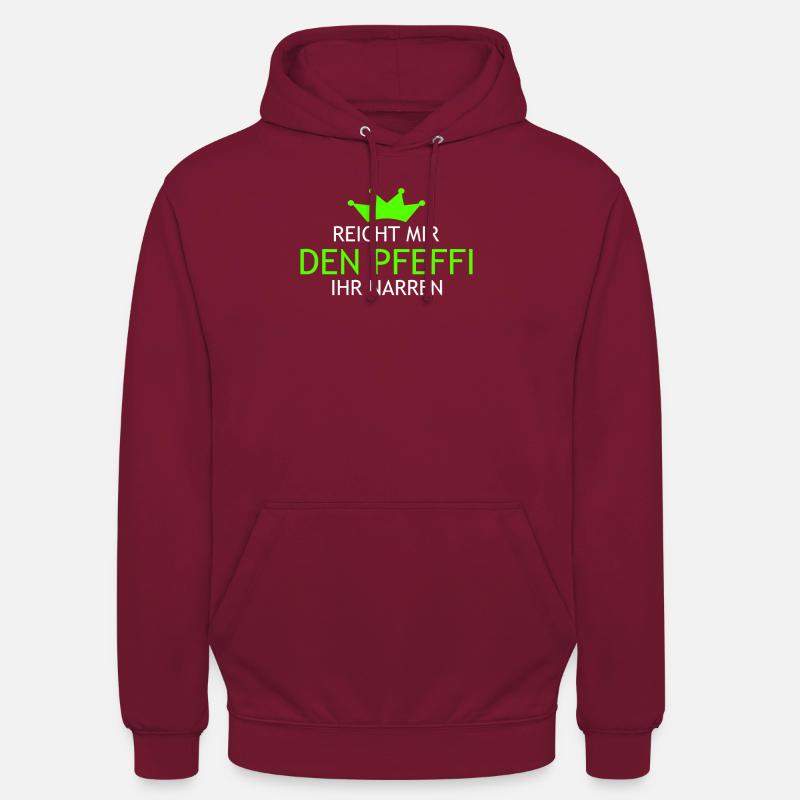 Pfeffi Spruch - Unisex Hoodie - Bordeaux