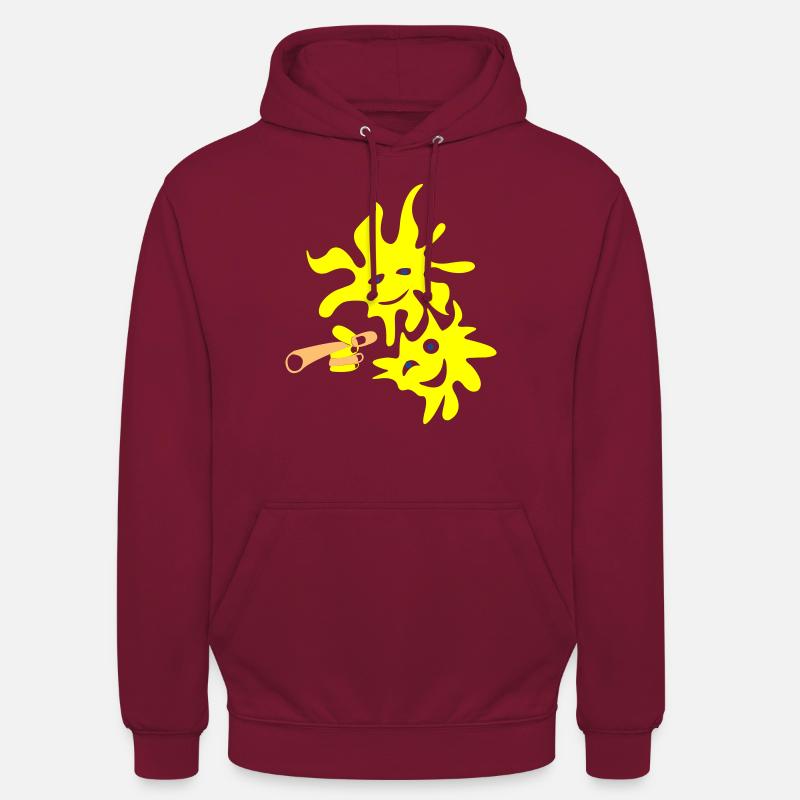 Give me fire - Sweat-shirt à capuche unisexe - bordeaux