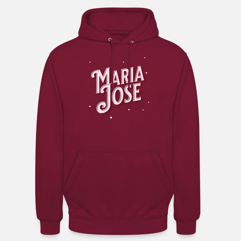 Maria Jose name personalized - Unisex Hoodie - bordeaux