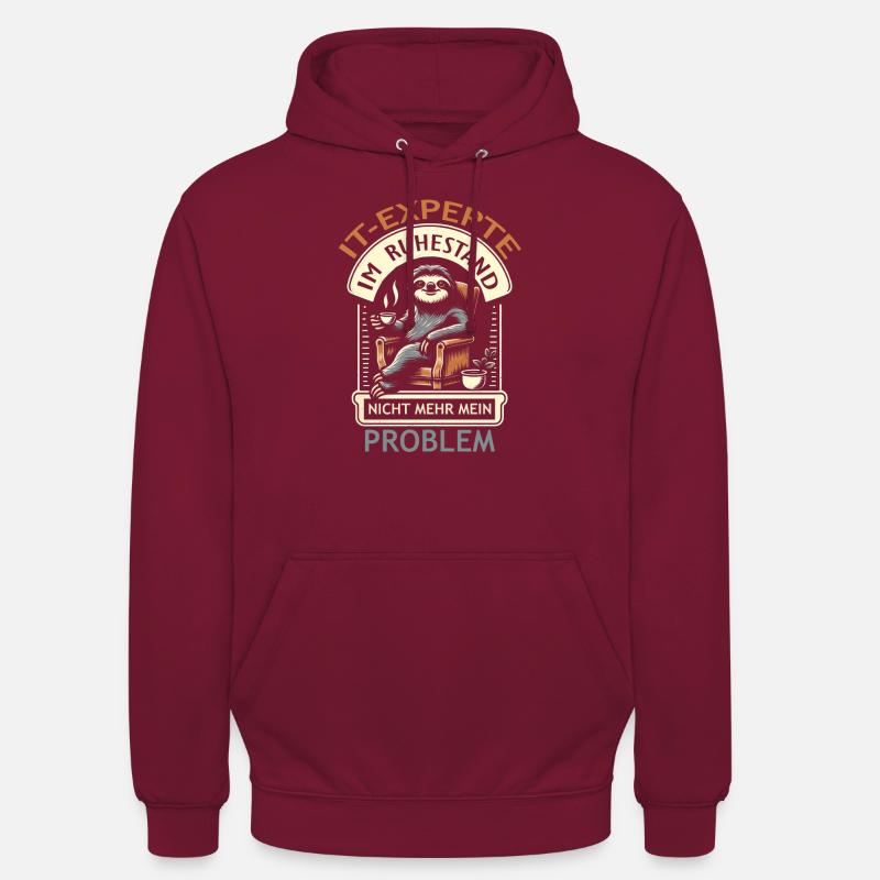 IT Experte - Unisex Hoodie - Bordeaux