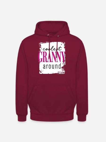 Coolest Granny - Unisex Hoodie - Bordeaux