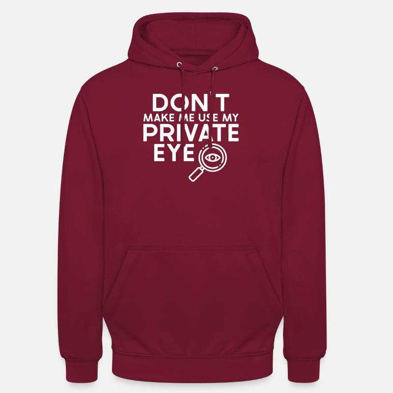 Spurensicherung - Kripo Polizei Kriminaltechnik - Unisex Hoodie - Bordeaux