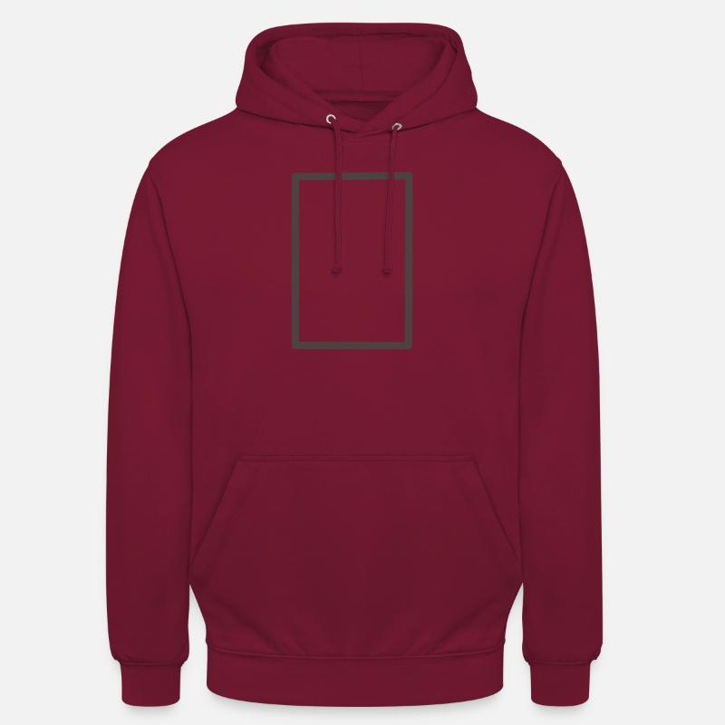 Cool square pattern - Unisex Hoodie - bordeaux