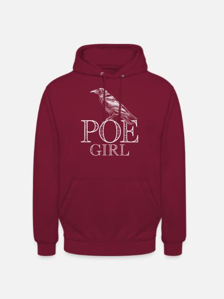Literarischer Gothic-Stil - Unisex Hoodie - Bordeaux