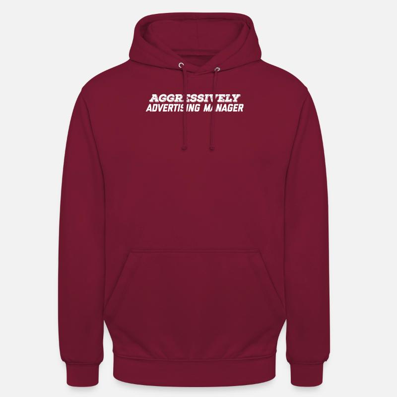 Responsable de la publicité agressive - Sweat-shirt à capuche unisexe - bordeaux