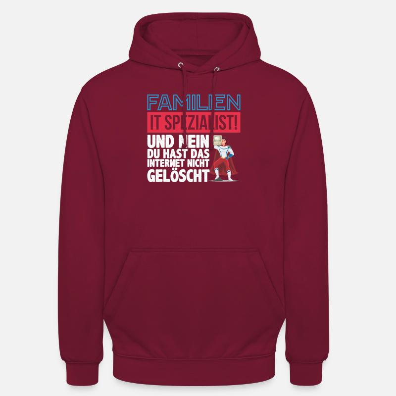 Programmierer Informatiker - Unisex Hoodie - Bordeaux